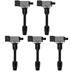 5 Piece Set Ignition Spark Plug Coils for 2001 QX4 Pathfinder SUV 224484W010 - Picture 1 of 3