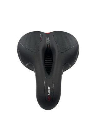 Active Zone Comfortable Soft Gel Cruiser Bike Saddle Bicycle Seat Air Cushion, - Image 1 of 4
