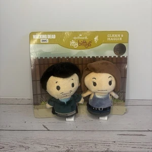 Hallmark 2018 Itty Bittys The Walking Dead Glenn and Maggie Set NEW - Picture 1 of 2