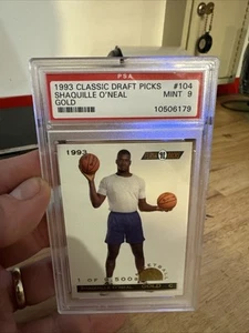 Shaquille O’neal PSA 9 Mint Collector Card Vintage 1993 SHAQ Gold Foil 1/9500 - Bild 1 von 19