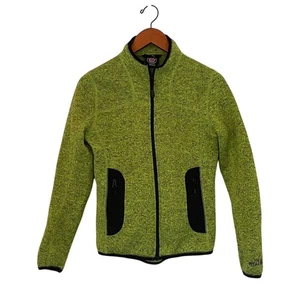 IceWear Authentic Icelandic / Iceland Fleece / Sweater Zip Up Jacket Green, S - Picture 1 of 16