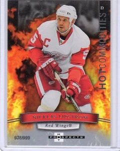 2007-08 FLEER HOT PROSPECT HOT COMMODITIES NICKLAS LIDSTROM #140 938/999 - Picture 1 of 1