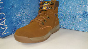 Nautica Gold Spice Men's All Weather Coutuit Oiled Suede Boots size 7.5-13