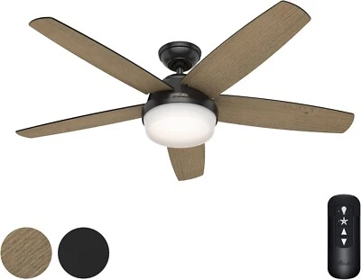 Hunter Avia II LED 52" Indoor Ceiling Fan with Light and Remote - New Opened Box - Image 1 of 4