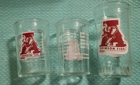 University of Alabama "Crimson Tide" 1992 National Championship Jelly Jam Glass Cover