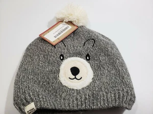 Ellen DeGeneres Teddy Bear Cap Beanie Hat with Pom Pom for Kids - Picture 1 of 4