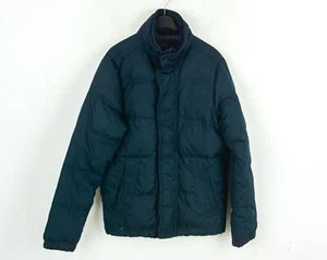 ABERCROMBIE & FITCH Men S Down Jacket Coat Padded Winter Puffer Warm Navy Zip Up - Picture 1 of 6