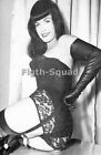 Picture Photo Bettie Page With Lace Lingerie Pinup Sexy 7373