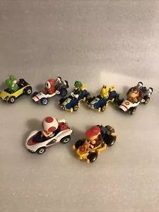 Hot Wheels Mario Kart Loose Die Cast Car Lot 7 Mario Yoshi Donkey Kong Shy Guy - Picture 1 of 17