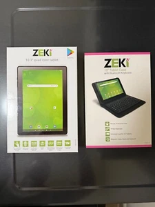 Zeki TBQG1031B, Wi-Fi, 10.1" Quad Core Tablet (Bundle Tablet Case with Keyboard) - Picture 1 of 3