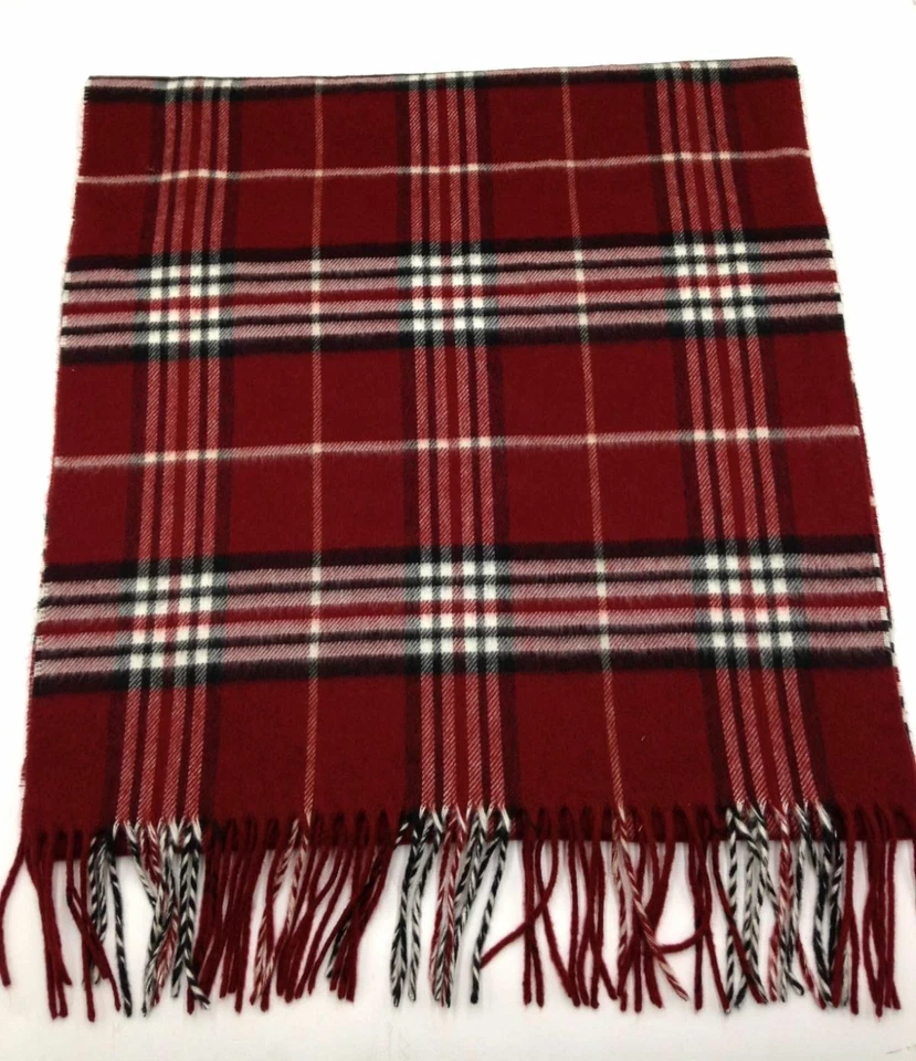 Cachecol silenciador xale xadrez masculino unissex vermelho preto branco tamanho único O/S US$ 99 - Imagem 1 de 1