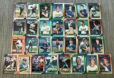 1990 KANSAS CITY ROYALS Topps COMPLETE Baseball Team SET 29 Cards  BRETT JACKSON