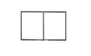 Napoleon DK36-R Decorative Door Kit Rectangular Painted Black Finish NEW - Picture 1 of 1