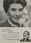 1959 Bell Telephone System Fiends Talking Phone Vintage Original Print Ad 