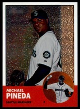 2012 Topps Heritage Black Michael Pineda /1963 Seattle Mariners #HP91