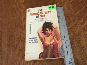 UNREAD old stock PULP SLEAZE 1st ed. paperback : 1968 the AMERICAN way of SEX  - Picture 1 of 7
