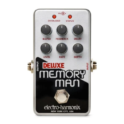 Electro Harmonix Nano Deluxe Memory Man Guitar Effects Analog Pedal TONE - Image 1 of 3