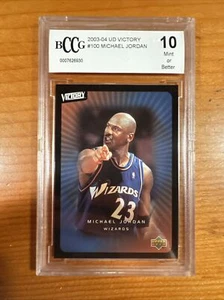 2003-04 Upper Deck Victory Michael Jordan #100 - BGS 10 Gem Mint - Picture 1 of 2
