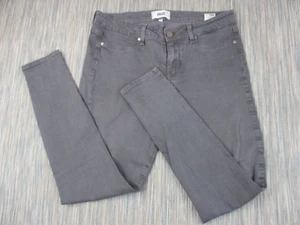 Paige Jeans Women W31 L30 Grey Skinny Fit Stretch Verdugo Ankle Stretch - Picture 1 of 13