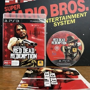 Red Dead Redemption W.Manual Playstation 3 PS3 PAL TESTED FREE TRACKED POST - Foto 1 di 15