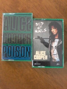 Alice Cooper - Poison - Cassingle Tape.+ Bed of Nails cassingle ,both EX++ - Picture 1 of 6