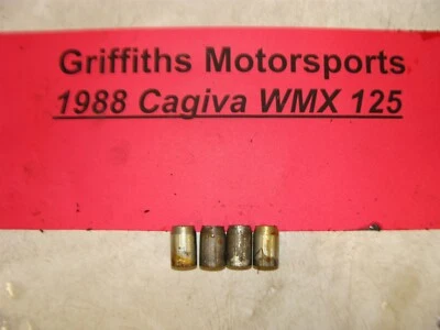 Cagiva WMX 125 1988 fabricante de equipos originales Ahrma WRK tuercas de cilindro especiales juego de pernos hexagonales Allen Foto 1 de 4
