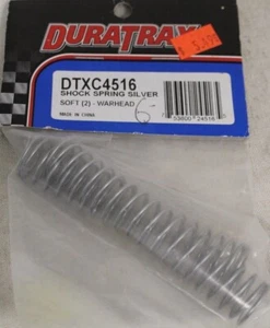 Duratrax DTXC4516 Shock Spring Silver Soft (2) - Warhead RC Parts - Picture 1 of 5