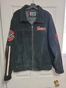 Snap-On Tools Black Suede Leather Jacket 2008 Tools Edition Mens XL - Picture 1 of 10