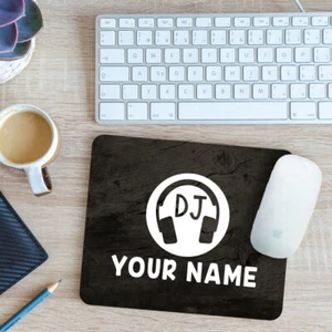 Personalised DJ Mouse Mat Pad 24cm x 19cm - Picture 1 of 11