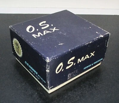 O.S. MAX-46VF ABC rear exhaust 7.45cc 2 cycle glow engine for R/C airplane,  f/s - Image 1 of 4