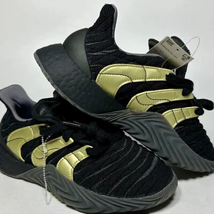 Adidas Originals Sobakov Boost Core Black Gold Metallic Carbon D98155 Mens sz 7 - Picture 1 of 13
