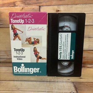 Denise Austin Tone Up 1-2-3 VHS VCR Video Tape Used Aerobic - Picture 1 of 3