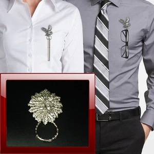 Green Man PP-G76 Brooch drop hoop Holder For Glasses , Pen , ID jewellery  - Picture 1 of 1