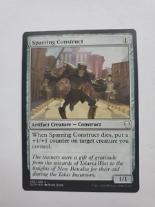 MTG Magic The Gathering Card Sparring Construct Artifact Creature Construct Domi - Picture 1 of 2