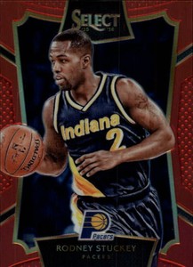2015-16 Select Concourse Prizms Red Basketball Card #29 Rodney Stuckey /149
