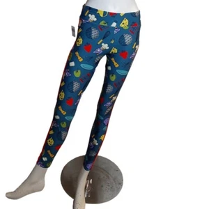 DISNEY BREAKFAST BUNCH FOOD & WINE LEGGINGS WOMEN'S SMALL - Picture 1 of 4