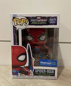 Funko Pop! Mech Strike Monster Hunters Spider-Man Glow Chase Walmart Exclusive - Picture 1 of 4