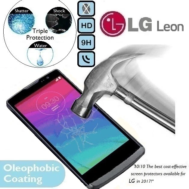 100% Genuine Tempered Glass Premium 9H Guard Screen Protector H340N for LG Leon - Image 1 of 2