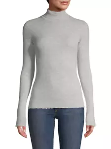 E140 NWT VINCE RIBBED TURTLENECK WOMEN SWEATER SIZE XS, S, M, L $265 - Picture 1 of 5