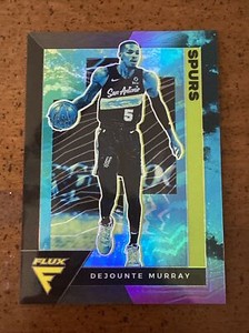 2020-21 Panini Flux Dejounte Murray Lunar Eclipse SP #’ed 12/25 Spurs