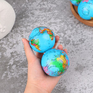 12Pcs/set Stress Relief World Map Foam Ball Earth Ball Adult Kids Stress Toys