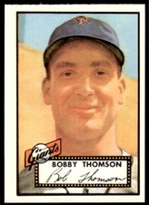 1983 Topps 1952 Reprint Series Bobby Thomson New York Giants #313