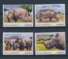LR59631 Mozambique rhinocéros animaux faune beau lot neuf neuf dans son emballage d'origine