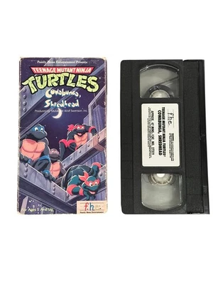 Teenage Mutant Ninja Turtles Cowabunga Shredhead VHS 1989 Animation FHE - Image 1 of 2