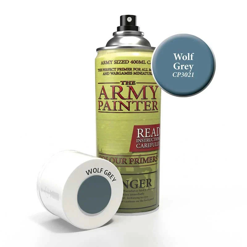 THE ARMY PAINTER Colour Primer Spray - Wolf Grey