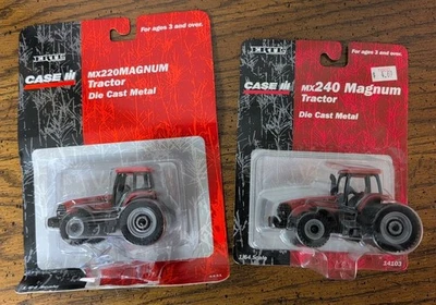 Ertl Case IH MX220 Duals & MX240 Triples 4WD Tractor 1/64 Neu in OVP (X2) - Bild 1 von 4