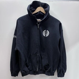 Bassnectar EDM Rave Full-Zip Black Hoodie Men’s XL - Picture 1 of 8