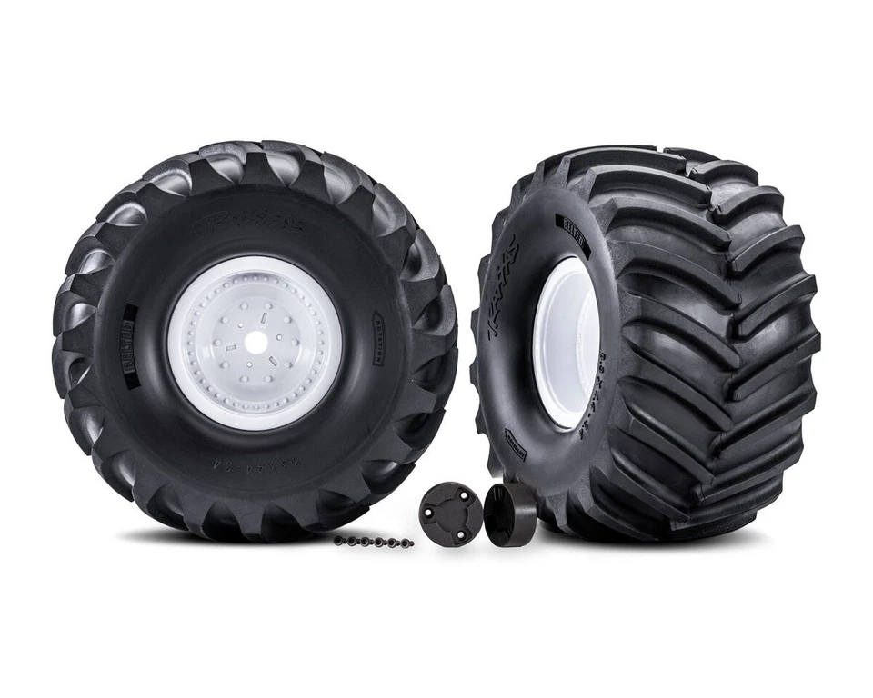 Traxxas Terra Groove Reifen auf weißer Felge TRX7689 X-Maxx MT,  - Bild 1 von 1