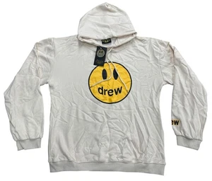 Drew House Mascot Hoodie Mens Large Smiley Face Pullover Sweatshirt Streetwear - Picture 1 of 4