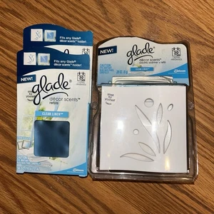 Glade Decor Scents elektrischer Wärmer & Nachfüllpackungen (2 Boxen) sauberes Leinen eingestellt - Bild 1 von 2